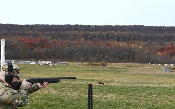 Skeet shooting at Fort Indiantown Gap
