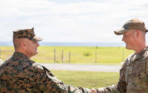 U.S. Marine Corps Brig. Gen. Armas visits Guantanamo Bay