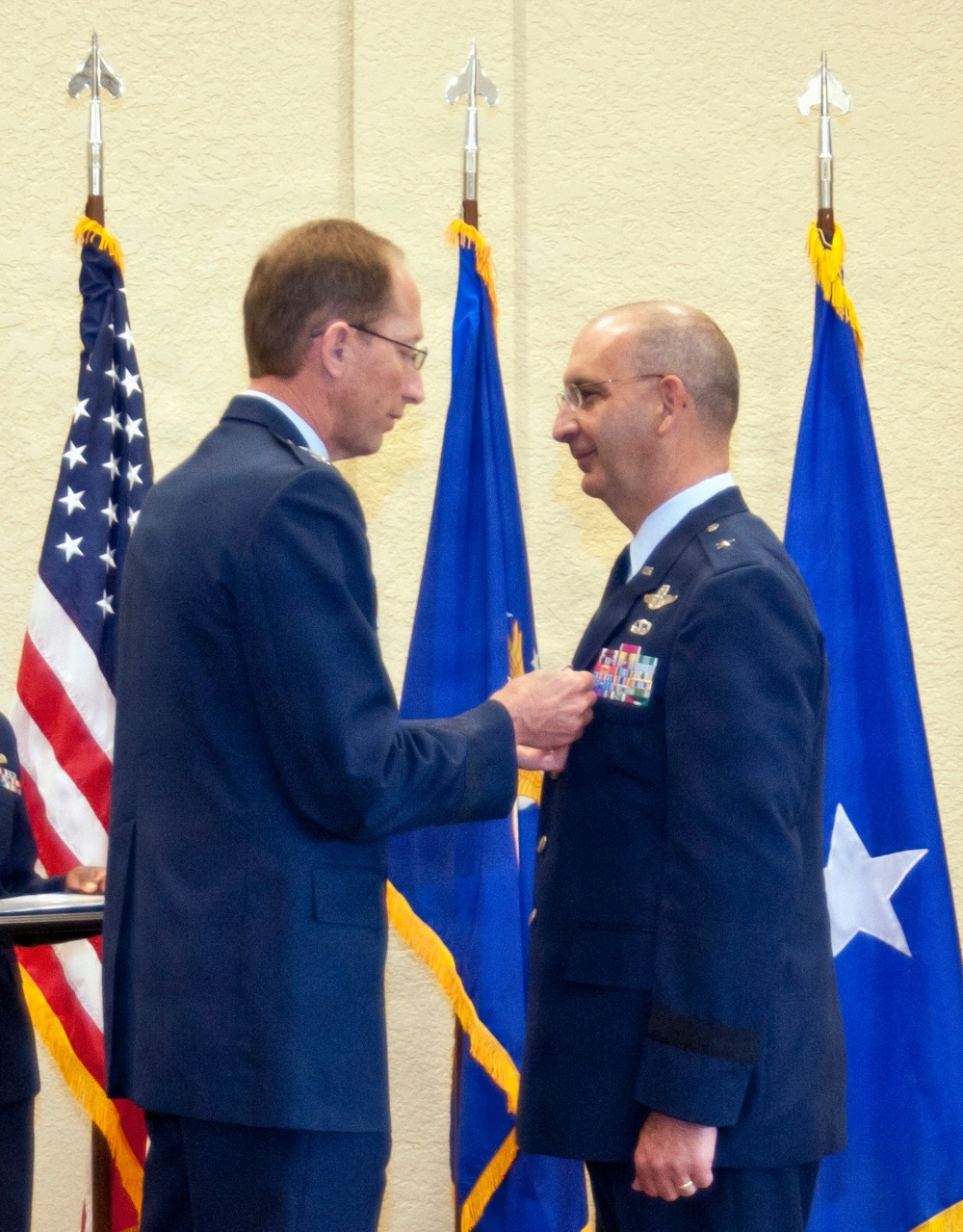 403rd Wing passes the guidon to a new commander