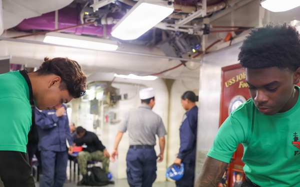 CVN 79 Galley Opens for Breakfast, Lunch and Dinner