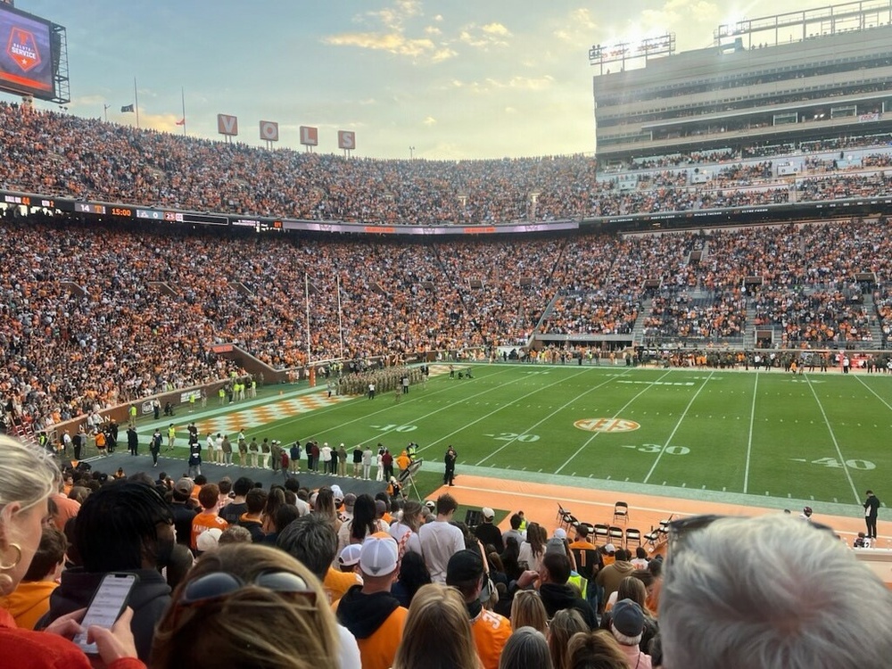 Oath of Enlistment at University of Tennessee Football Game
