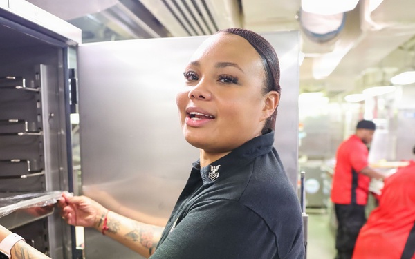 CVN 79 Galley Opens for Breakfast, Lunch and Dinner
