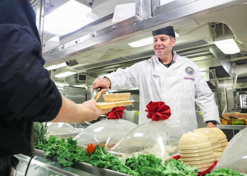 CVN 79 Galley Opens for Breakfast, Lunch and Dinner