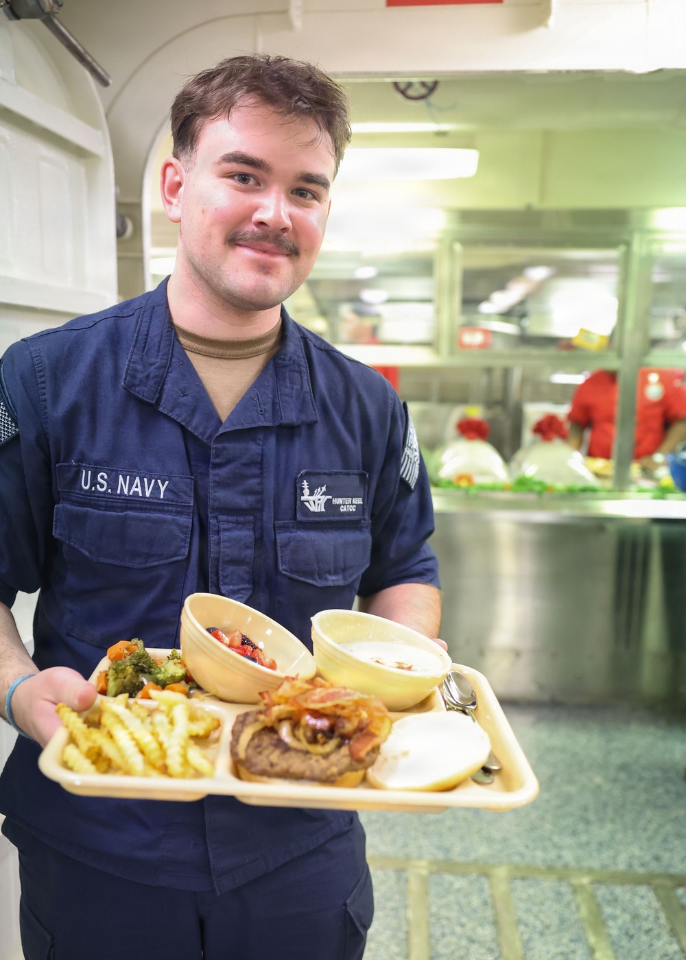 CVN 79 Galley Opens for Breakfast, Lunch and Dinner
