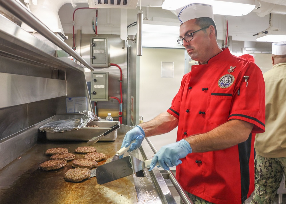 CVN 79 Galley Opens for Breakfast, Lunch and Dinner