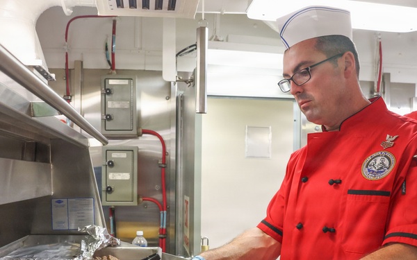 CVN 79 Galley Opens for Breakfast, Lunch and Dinner