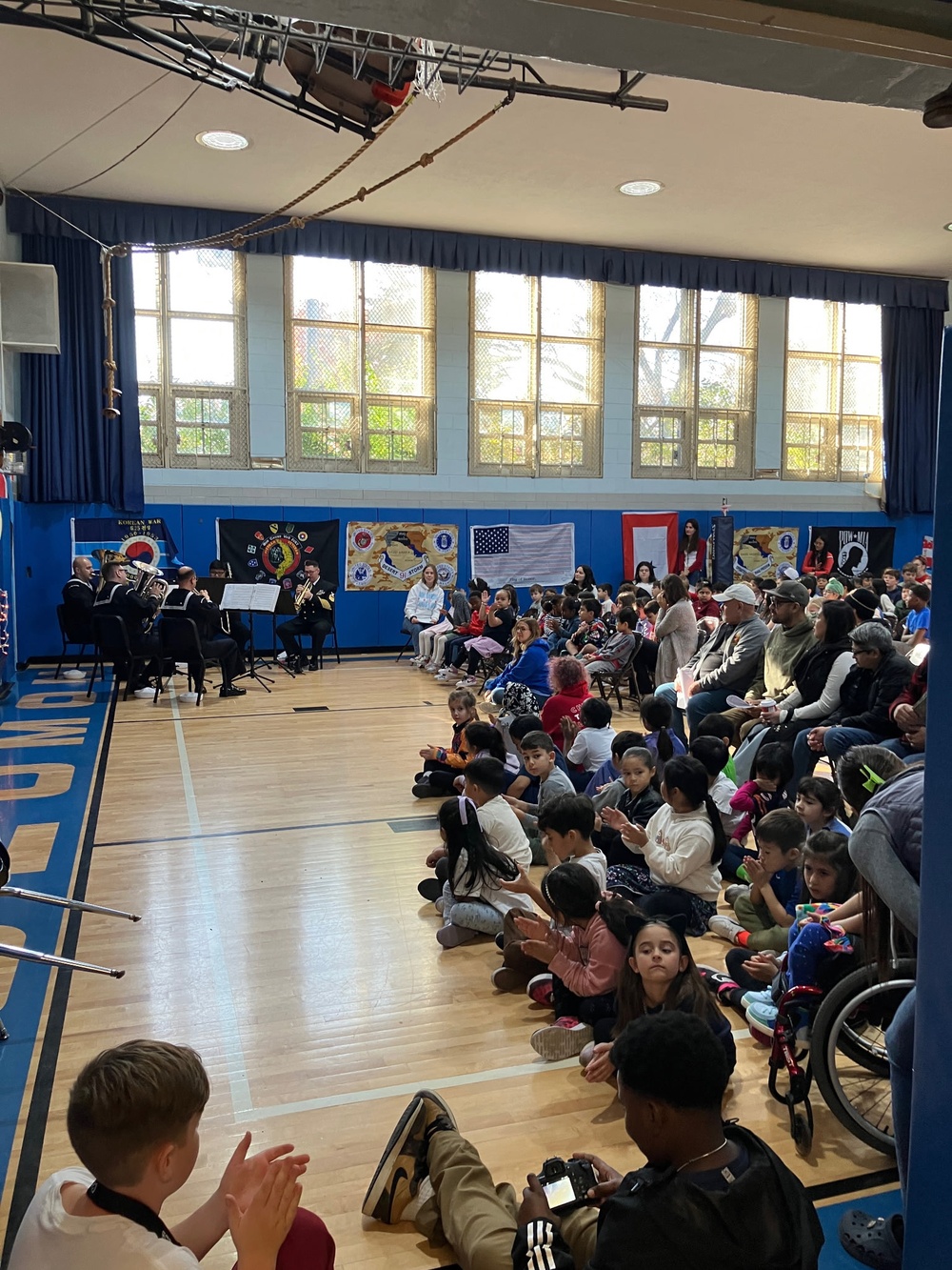 NBGL Brass Quintet Solomon Elementary Veterans Day Performance