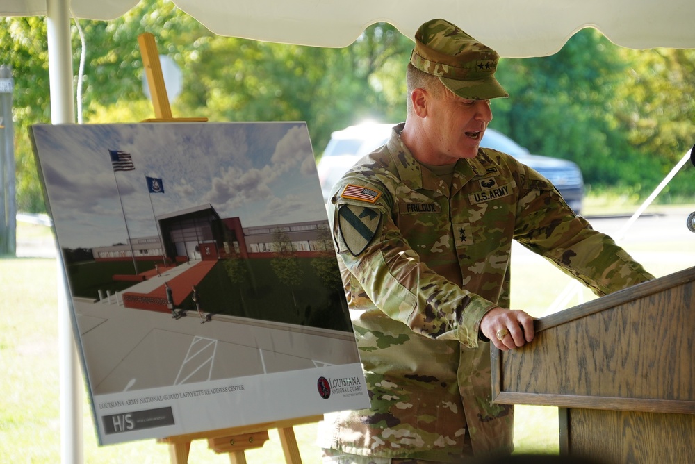 La. Guard Breaks Ground on Lafayette Readiness Center