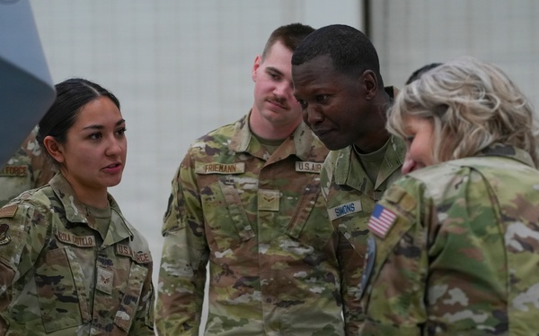 U.S. Space Command senior enlisted leader visits Creech