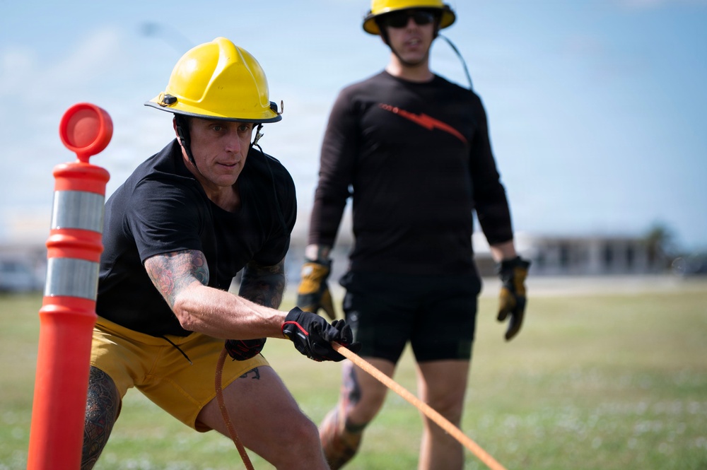 6th CES hosts annual Firefighter’s Challenge