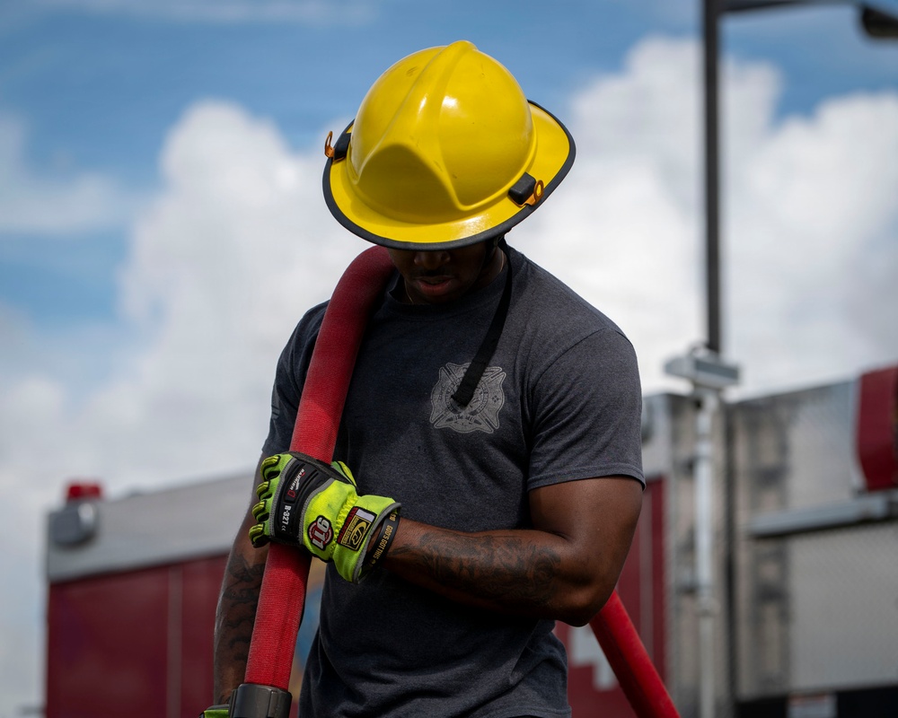 6th CES hosts annual Firefighter’s Challenge
