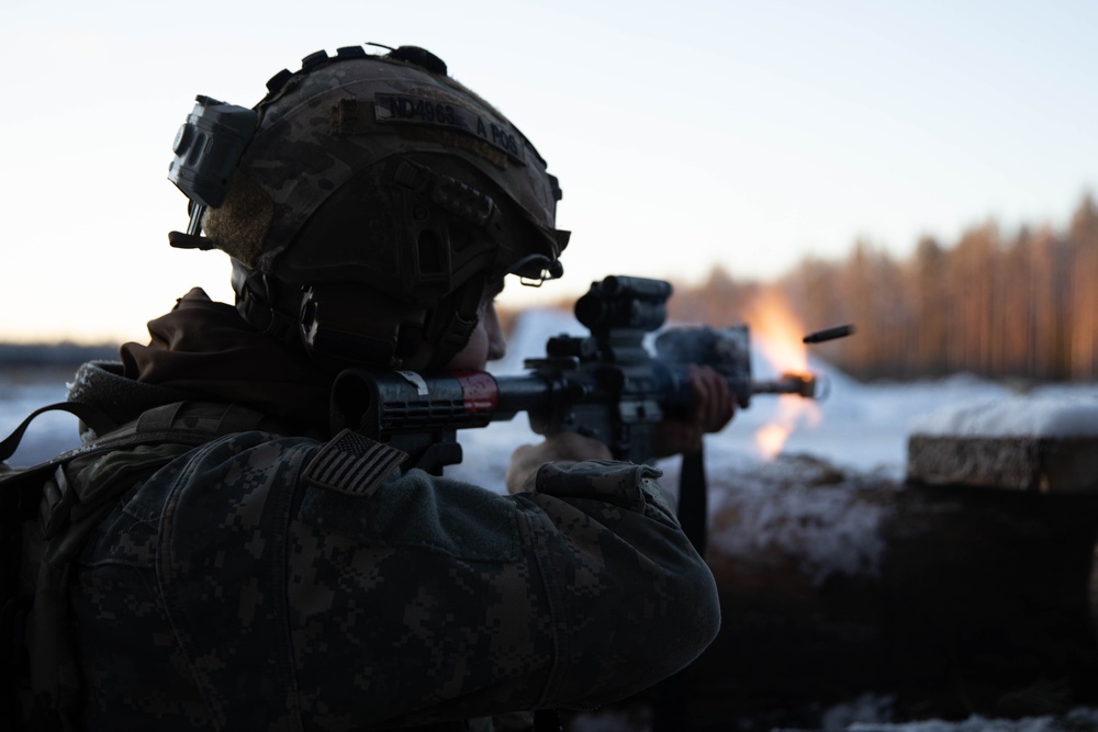 Apache Troop Conducts Platoon Situational Training Exercise on Camp Reedo, Estonia
