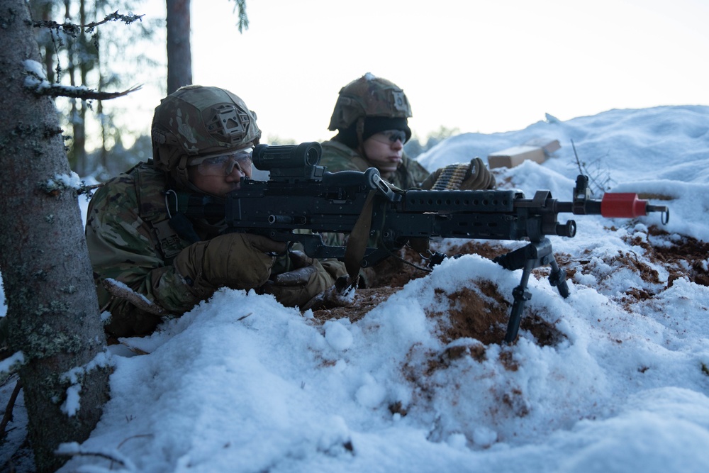 Apache Troop Conducts Platoon Situational Training Exercise on Camp Reedo, Estonia
