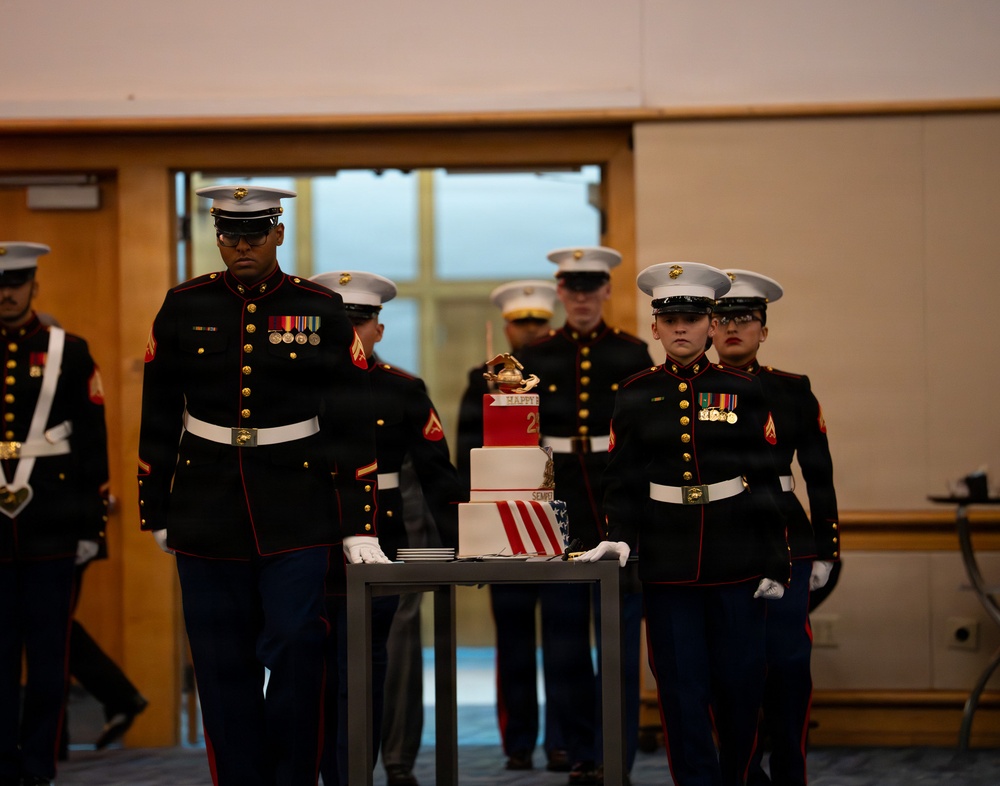 U.S. Marine Corps Forces, Central Command's 250th Birthday Ball Ceremony