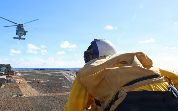USS Bainbridge (DDG 96) Flight Deck Operations