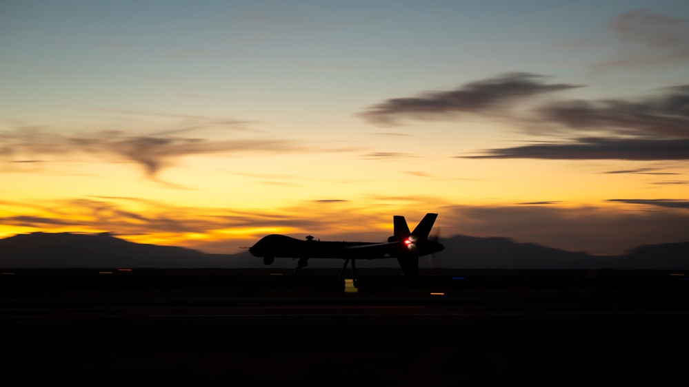 Nighttime flight ops at Holloman AFB