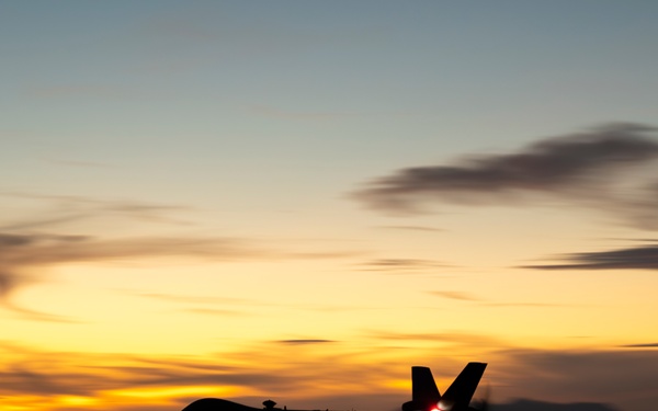 Nighttime flight ops at Holloman AFB