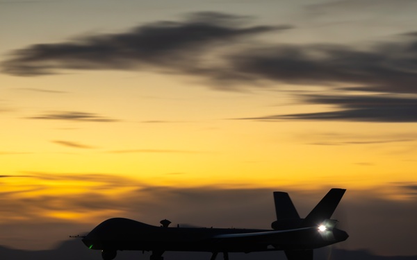 Nighttime flight ops at Holloman AFB
