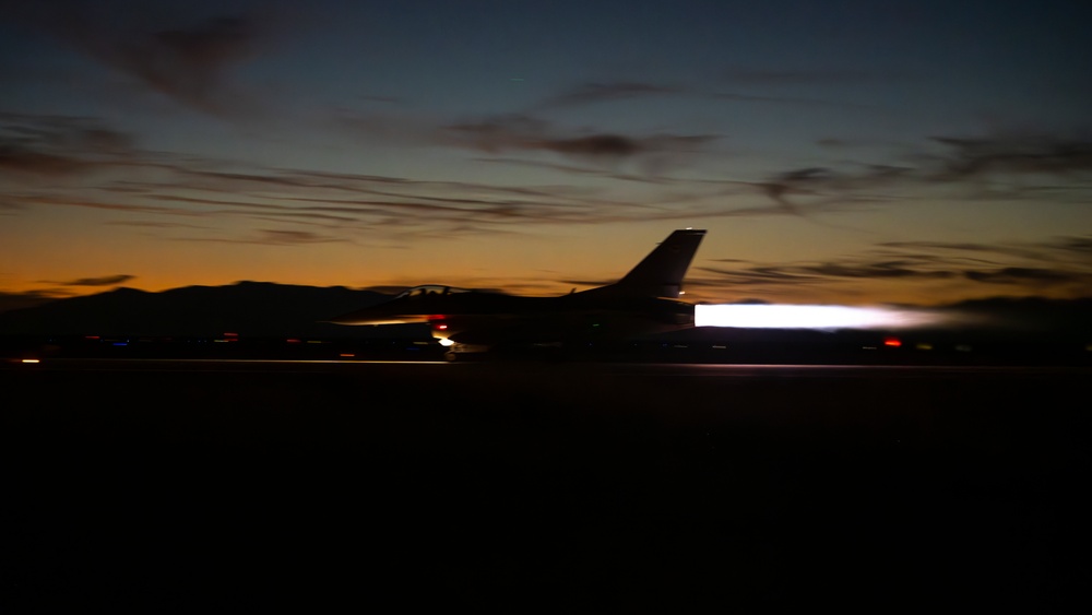 Nighttime flight ops at Holloman AFB