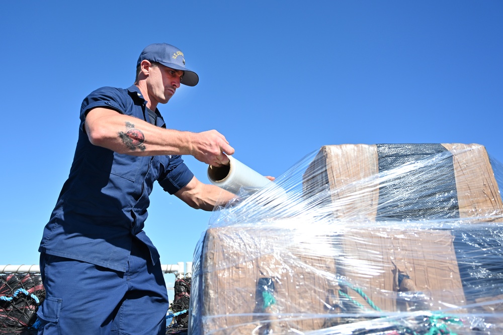 Coast Guard continues to break records, offloading over $362 million in illicit drugs interdicted in Eastern Pacific Ocean