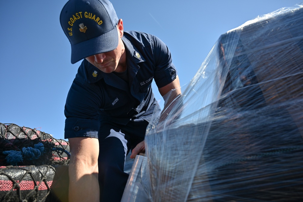 Coast Guard continues to break records, offloading over $362 million in illicit drugs interdicted in Eastern Pacific Ocean