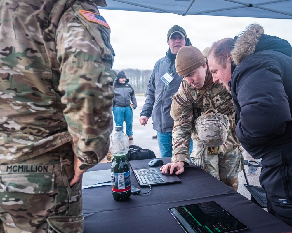 U.S. Army air defenders test portable sensors and shooters designed for EFDL during Project Flytrap 4.5