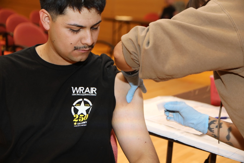WRAIR Turns out for a November Flu Drive