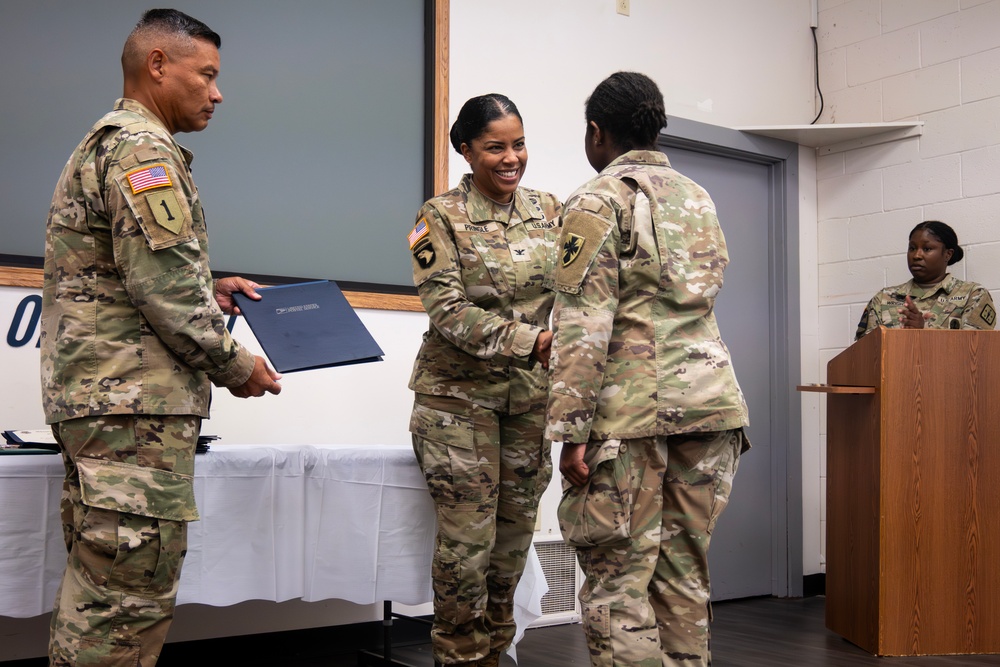 USARPAC Postal Operations Course Graduation