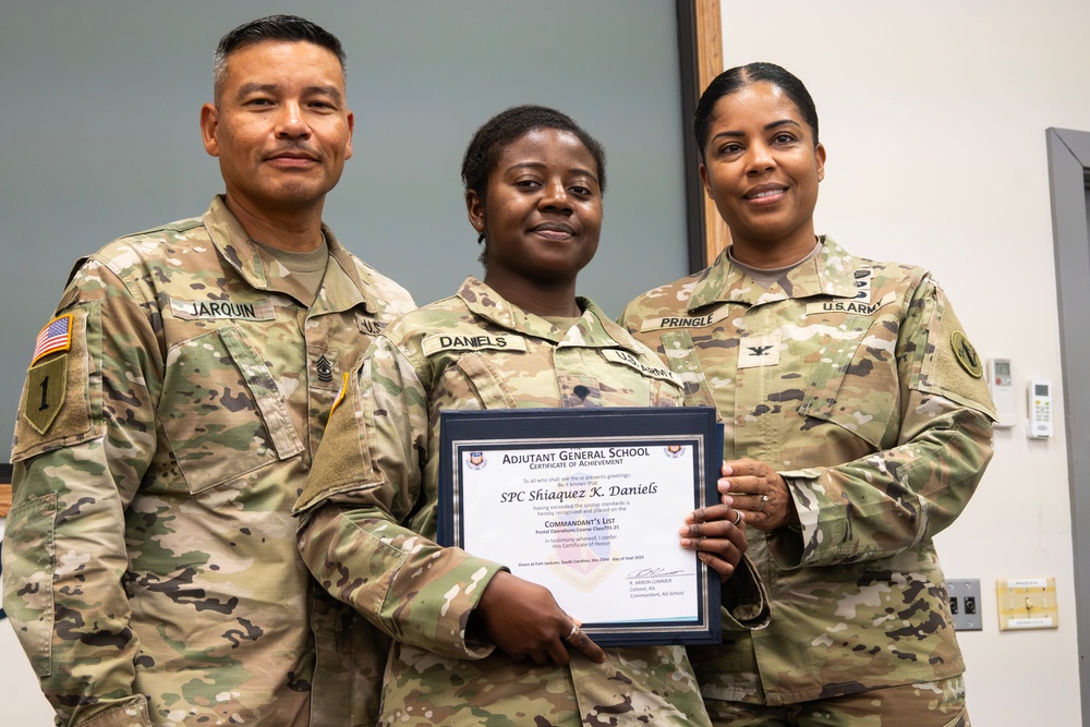USARPAC Postal Operations Course Graduation