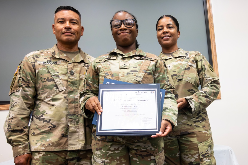 USARPAC Postal Operations Course Graduation