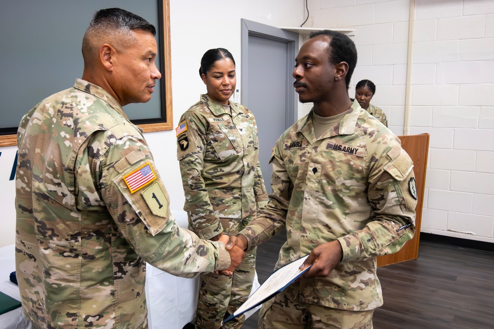 USARPAC Postal Operations Course Graduation