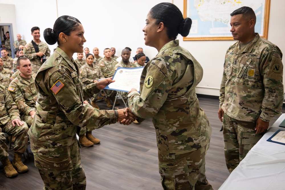 USARPAC Postal Operations Course Graduation