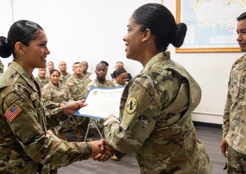 USARPAC Postal Operations Course Graduation