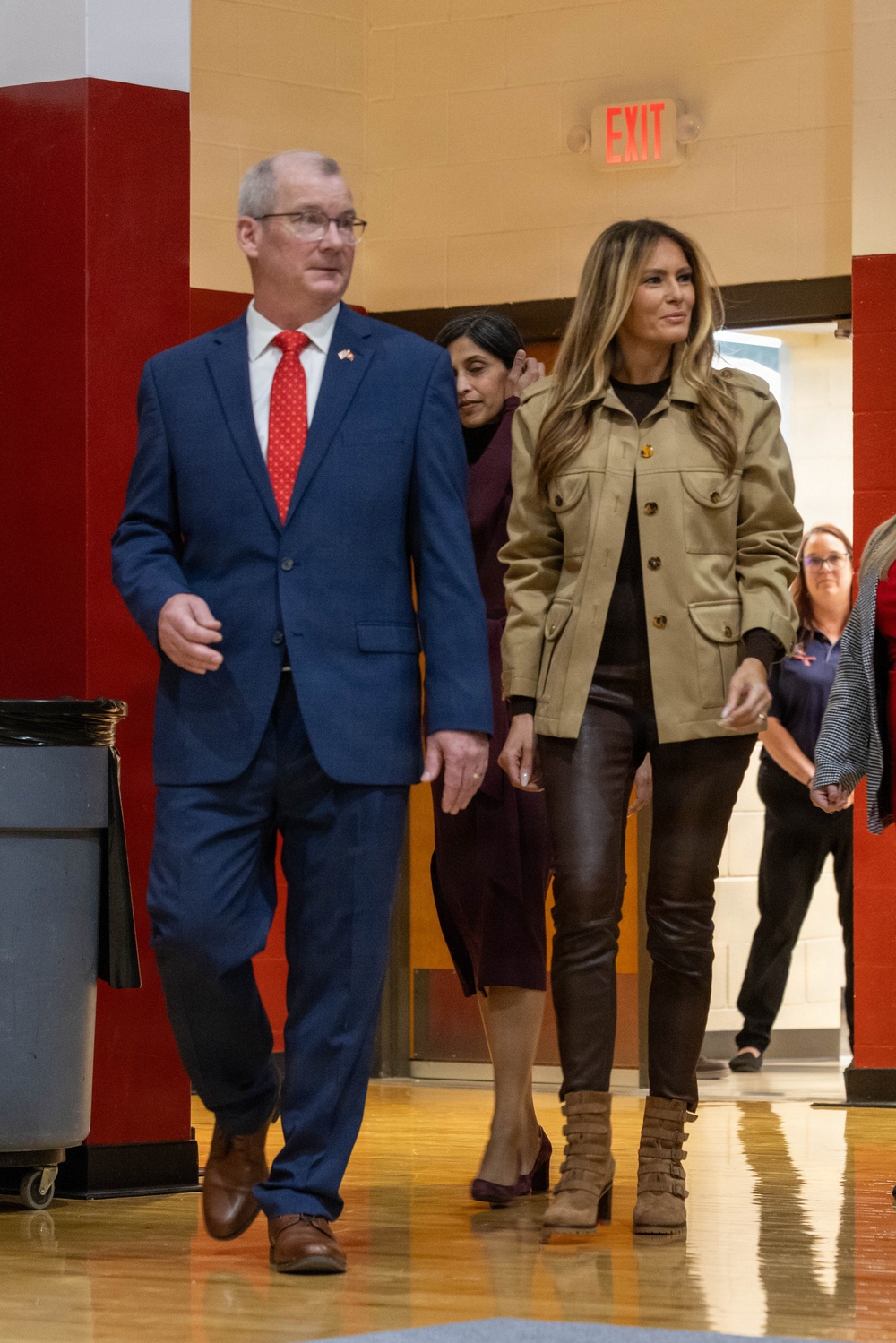 First and Second Ladies of the United States Visit MCB Camp Lejeune, MCAS New River