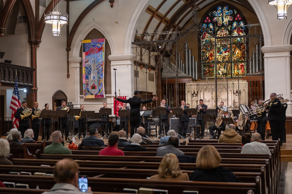 Brass and Percussion Ensemble Performs at The Church of The Epiphany