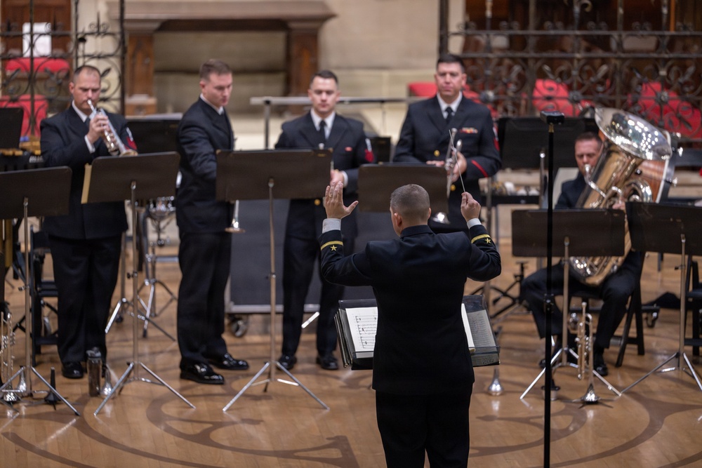 Brass and Percussion Ensemble Performs at The Church of The Epiphany