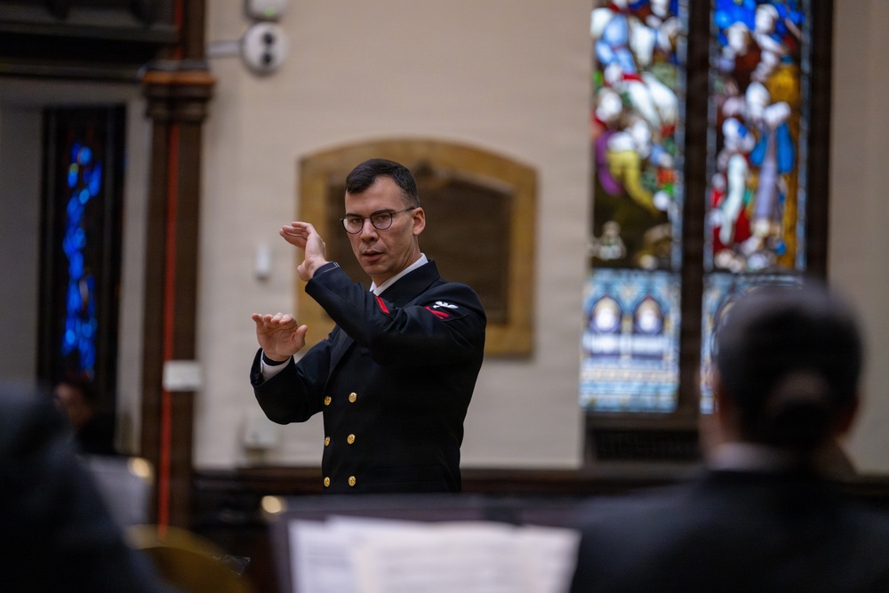Brass and Percussion Ensemble Performs at The Church of The Epiphany