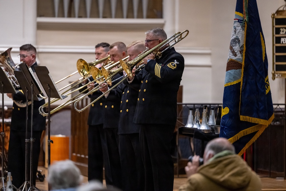 Brass and Percussion Ensemble Performs at The Church of The Epiphany