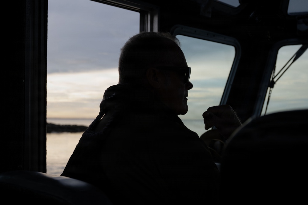 Marine Patrol annual weapons training-ensuring accuracy and safety