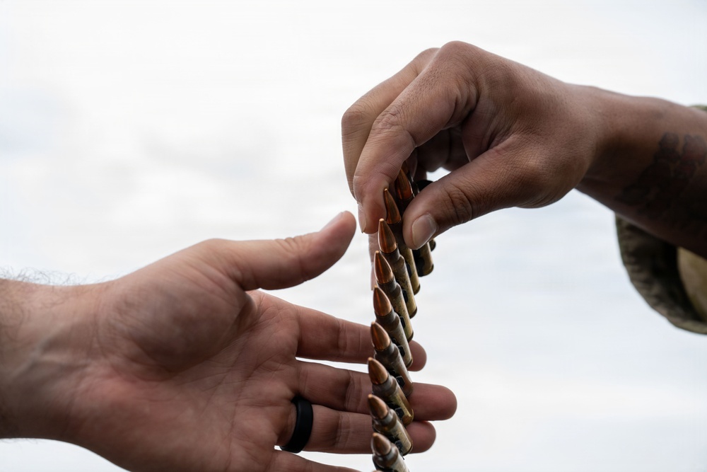 Marine Patrol annual weapons training-ensuring accuracy and safety