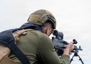 Marine Patrol annual weapons training-ensuring accuracy and safety