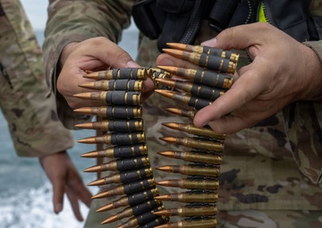 Marine Patrol annual weapons training-ensuring accuracy and safety