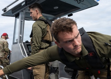 Marine Patrol annual weapons training-ensuring accuracy and safety