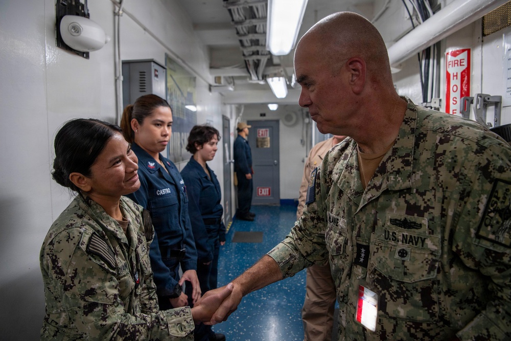 SWOBOSS Visits San Diego Ships