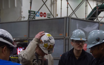 Reagan Sailors conduct daily operations