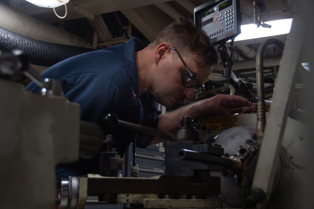 Reagan Sailors conduct daily operations