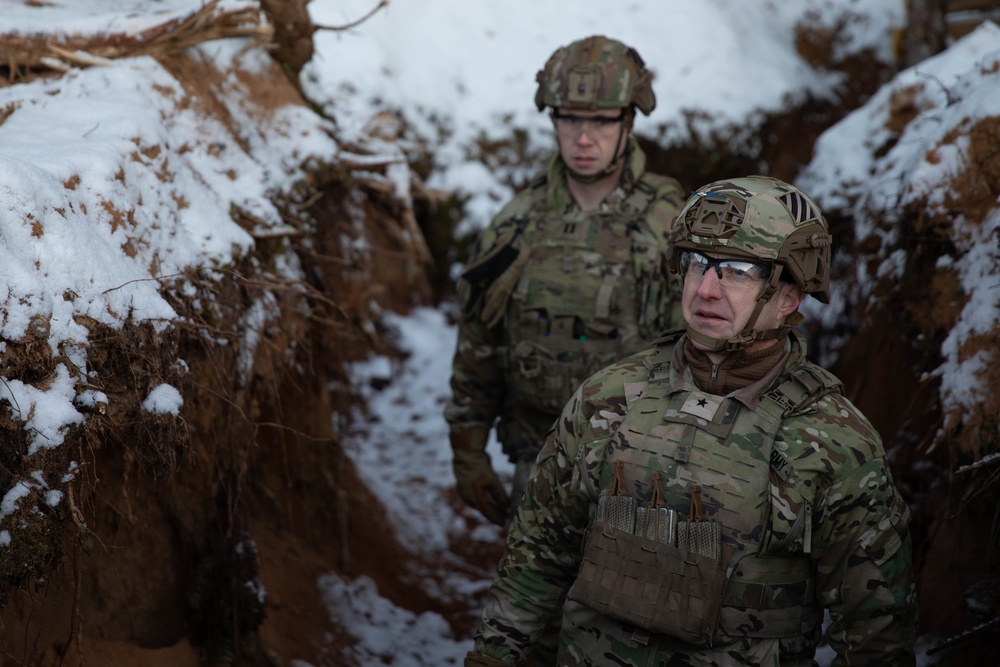 Brig. Gen. John Lubas Visits Camp Reedo, Estonia