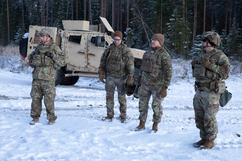Brig. Gen. John Lubas Visits Camp Reedo, Estonia