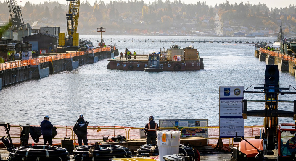 Dry Dock 4 Equipment Arrival