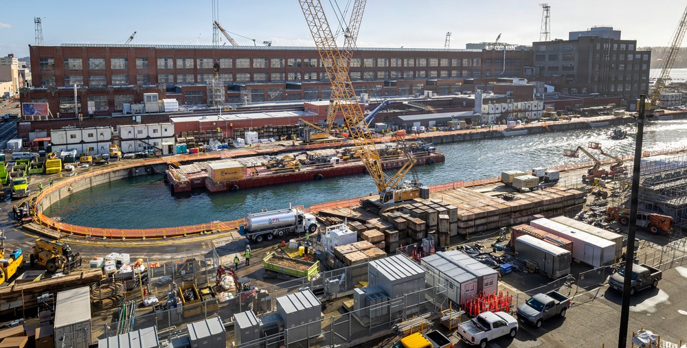 Dry Dock 4 Equipment Arrival